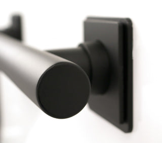 Coronado Designer Straight Bathroom Shower Grab Bar With Square Flanges, 42"