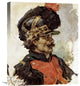 "A French Soldier" Stretched Canvas Giclee by Ilia Efimovich Repin, 18"x22"