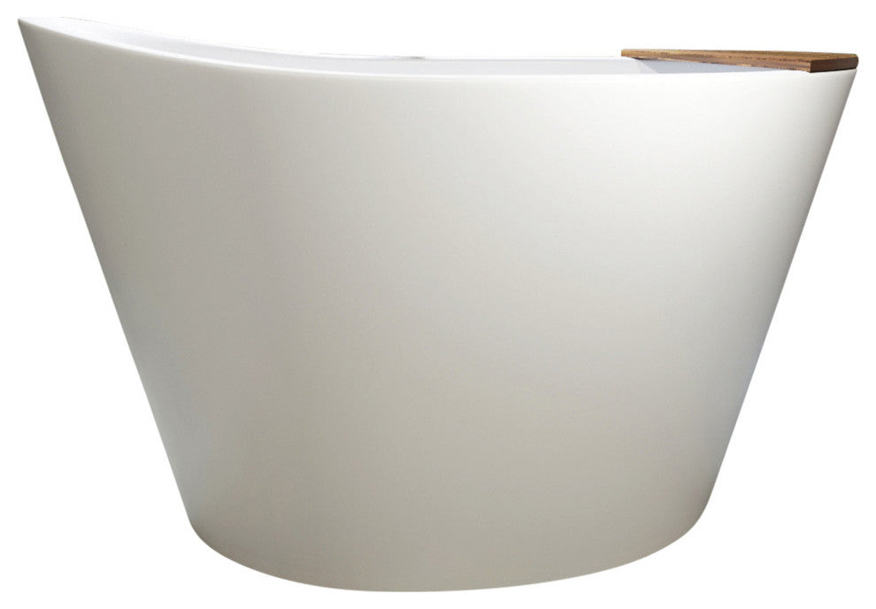 Aquatica True Ofuro Freestanding Stone Japanese Soaking Bathtub