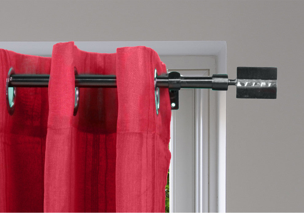 Extendable Curtain Rod Set 49 to 82 L -Diam