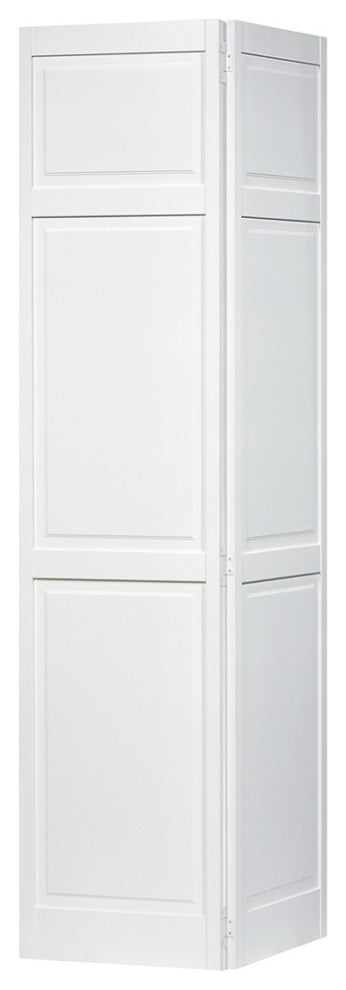 Bi-fold Closet, Door Traditional 6-Panel, White, 1"x24"x80"