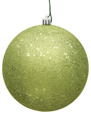 Vickerman 12" Lime Sequin Ball Ornament