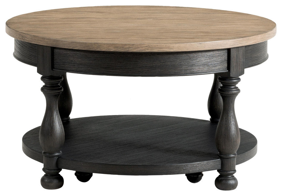 Riverside Furniture Barrington Two Tone Round Coffee Table