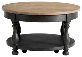 Riverside Furniture Barrington Two Tone Round Coffee Table