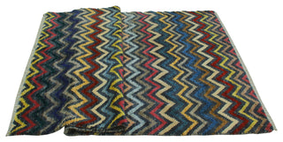 Balochi Malalai Gray/Blue Rug, 3'10x6'0