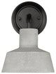 1 Light 7 in. Textured Cement Outdoor