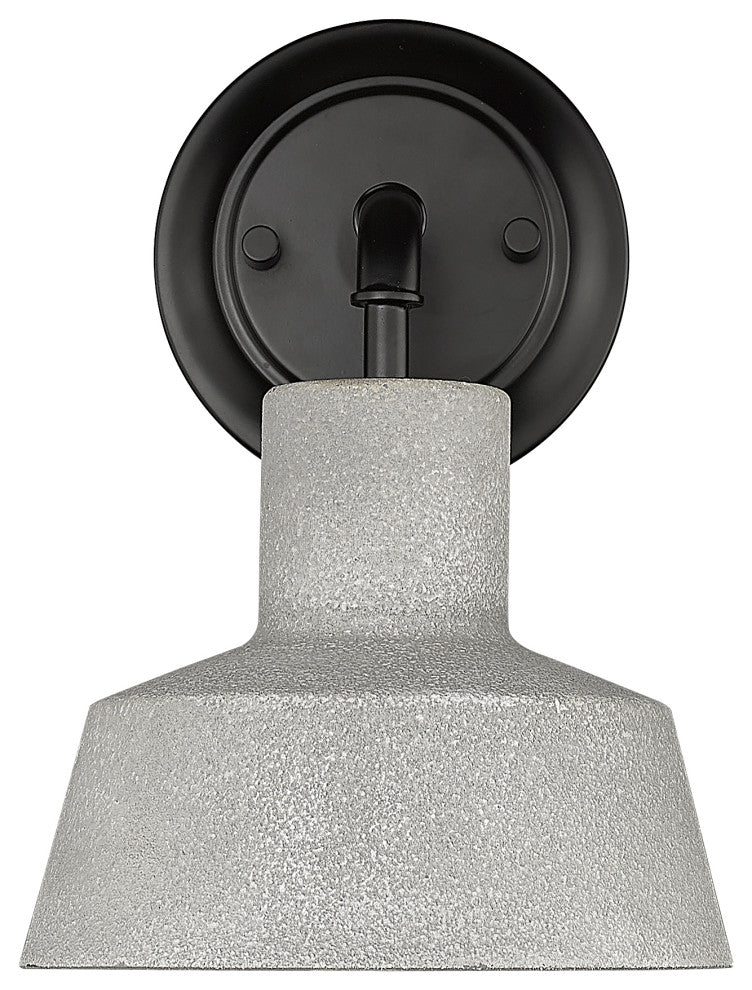 1 Light 7 in. Textured Cement Outdoor