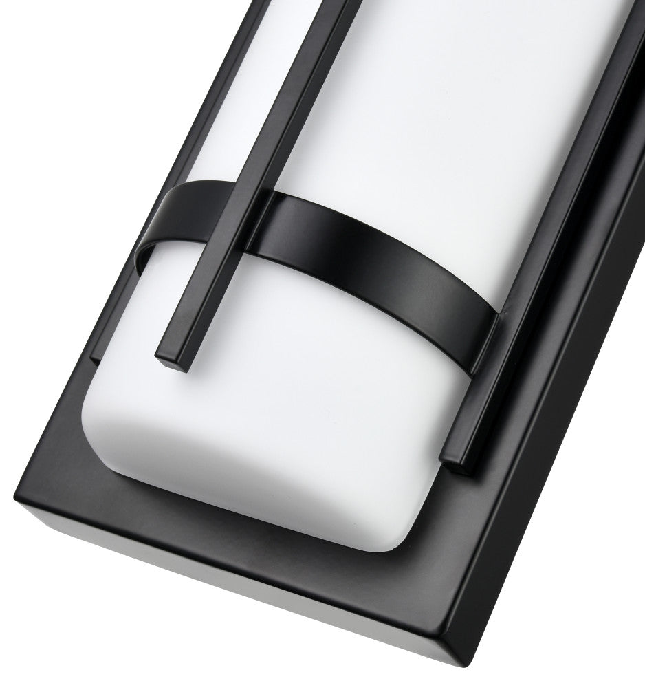 LED Light 6 in. Powder Coated Black Outdoor