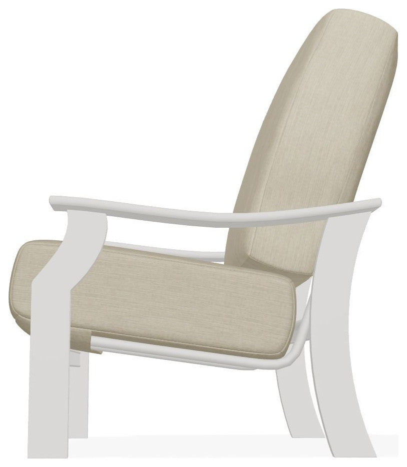 St. Catherine Deep Seat Outdoor Armchair, Huskie/Snow