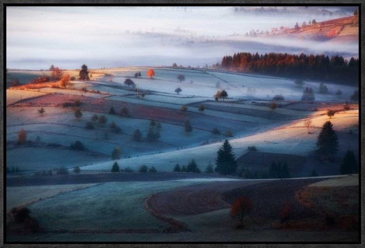 "Mist" Framed Canvas Giclee by Amir Bajrich, 23x16"