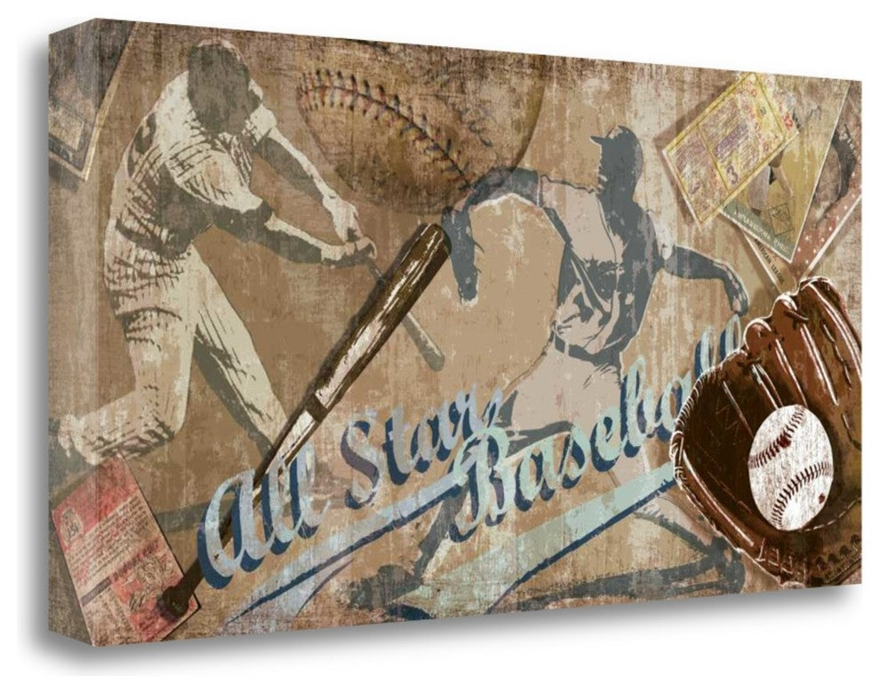 "Home Run" By Tandi Venter, Giclee Print on Gallery Wrap Canvas, Ready to Hang