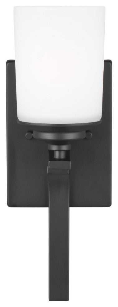 Generation Lighting 4130701EN3 Kemal 15" Tall LED Bathroom Sconce - Midnight