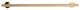 Elizabeth 24 in. Wall Mounted Towel Bar in Brass Gold