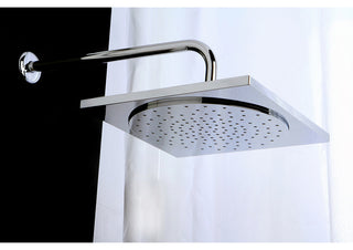 Kingston Brass 12" Square Shower Head, Polished Chrome