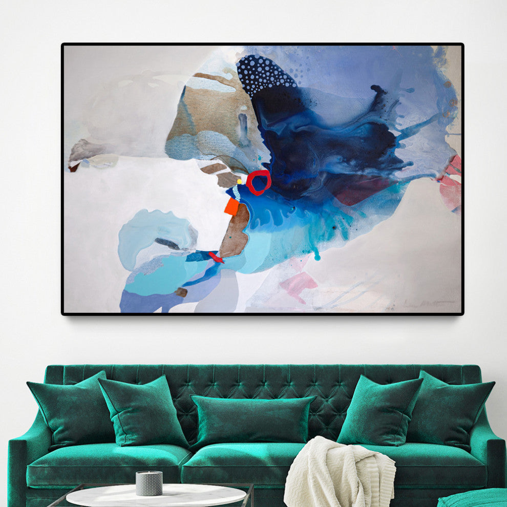 "Ocean Tides" Oversized Framed Canvas, 40" x 60"