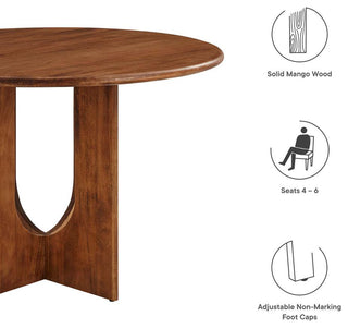 Rivian Round 48 Wood Dining Table