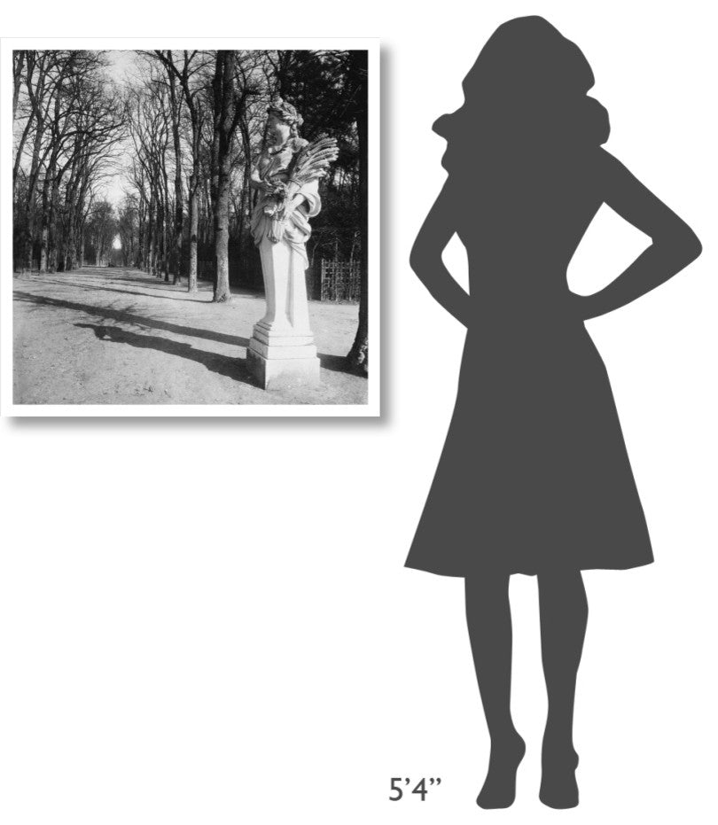 "France, 1920 - The Park, Versailles" Paper Print by Eugï¿½ï¿½ne Atget, 32"x32"