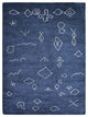 HAND KNOTTED LOOM SILK ECO-FRIENDLY RUG-5'x8',Rectangle,Charcoal White,Contempor