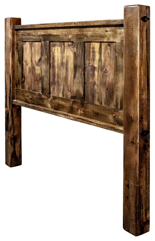 Big Sky Collection Rugged Sawn Panel Headboard, Queen, Provincial Stain