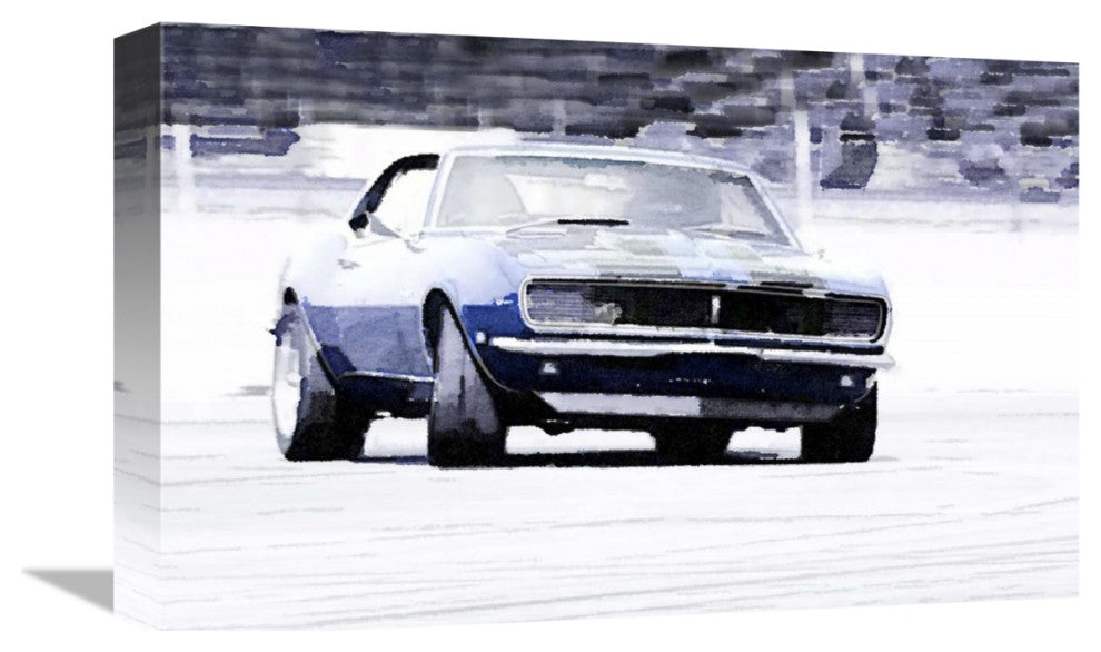"1968 Chevy Camaro Watercolor" Fine Art Print