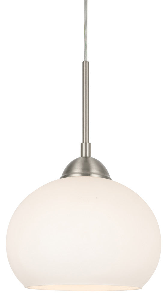 Woodbridge Lighting 13623STN-C008 Taylor Ball Mini-Pendant, Opal