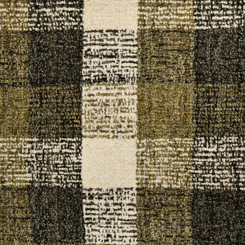Tartan Cartwell Area Rug, Brown, 8'' x 10'', Plaid