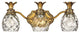 Bath Plantation 3-Light, Burnished Brass
