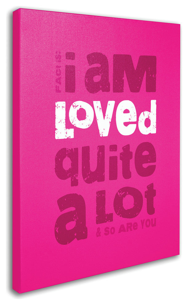 ''Loved a Lot III'' Canvas Art by Megan Romo