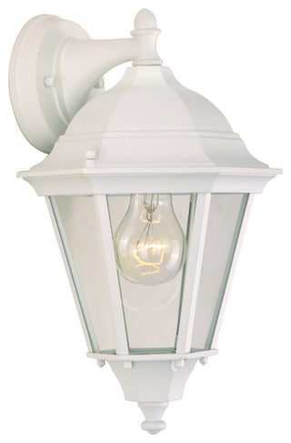 Maxim 1000 Westlake 15" 1 Light Wall Sconce - White / Clear Glass