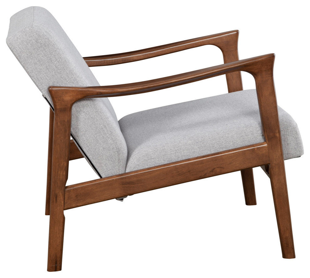 Zephyr Lounge Chair, Light Grey