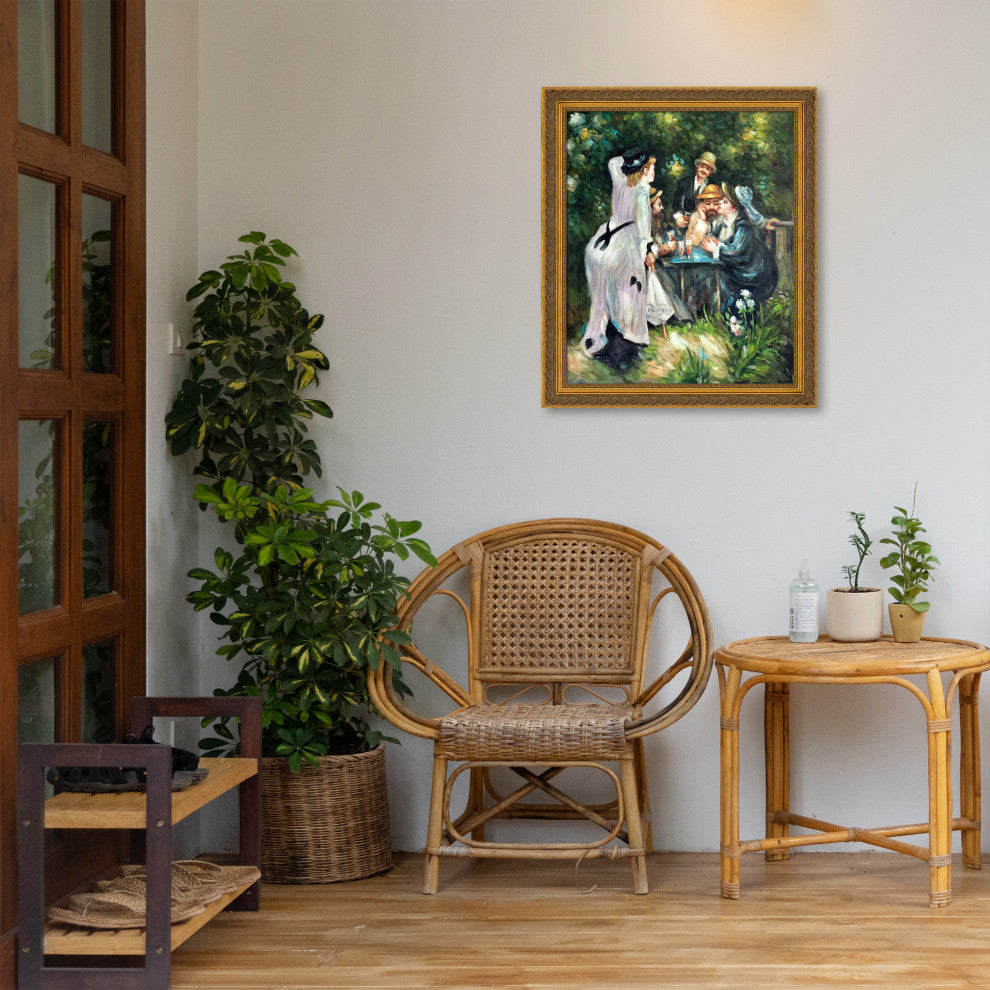 In The Garden, Baroque Antique Gold Frame