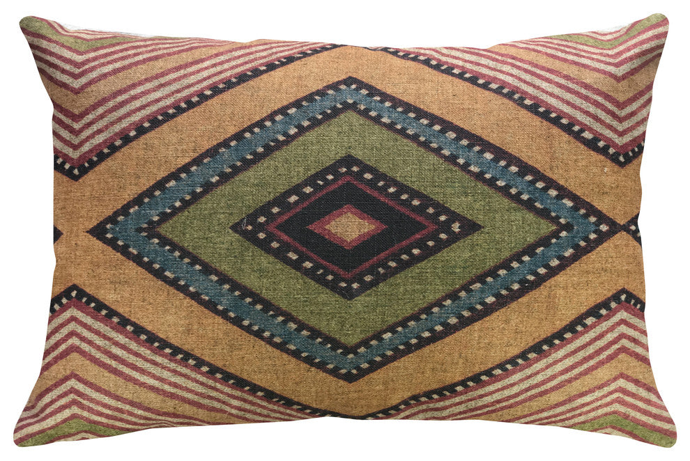 Global Linen Pillow, 18"x12" III