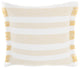 Mina Victory SS919 Throw Pillow, Yellow, 18"X18"