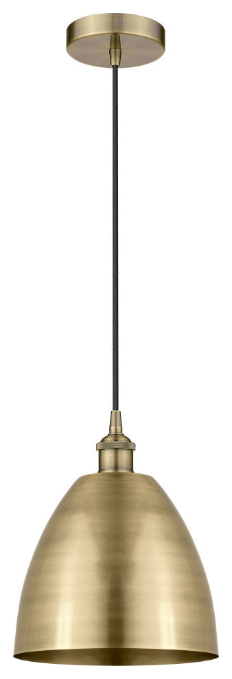Innovations 616-1P-AB-MBD-9-AB 1-Light Mini Pendant, Antique Brass