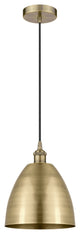 Innovations 616-1P-AB-MBD-9-AB 1-Light Mini Pendant, Antique Brass