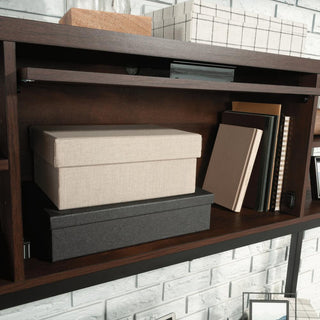 Briarbrook Computer Desk Hutch Barrel Oak