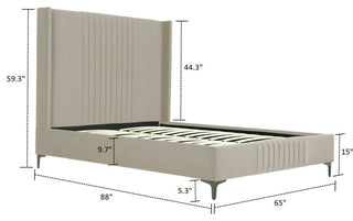 Manhattan Comfort Promenade Queen-Size Bed