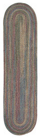 Colonial Mills Rug Worley Runner Gray Runner, Oval