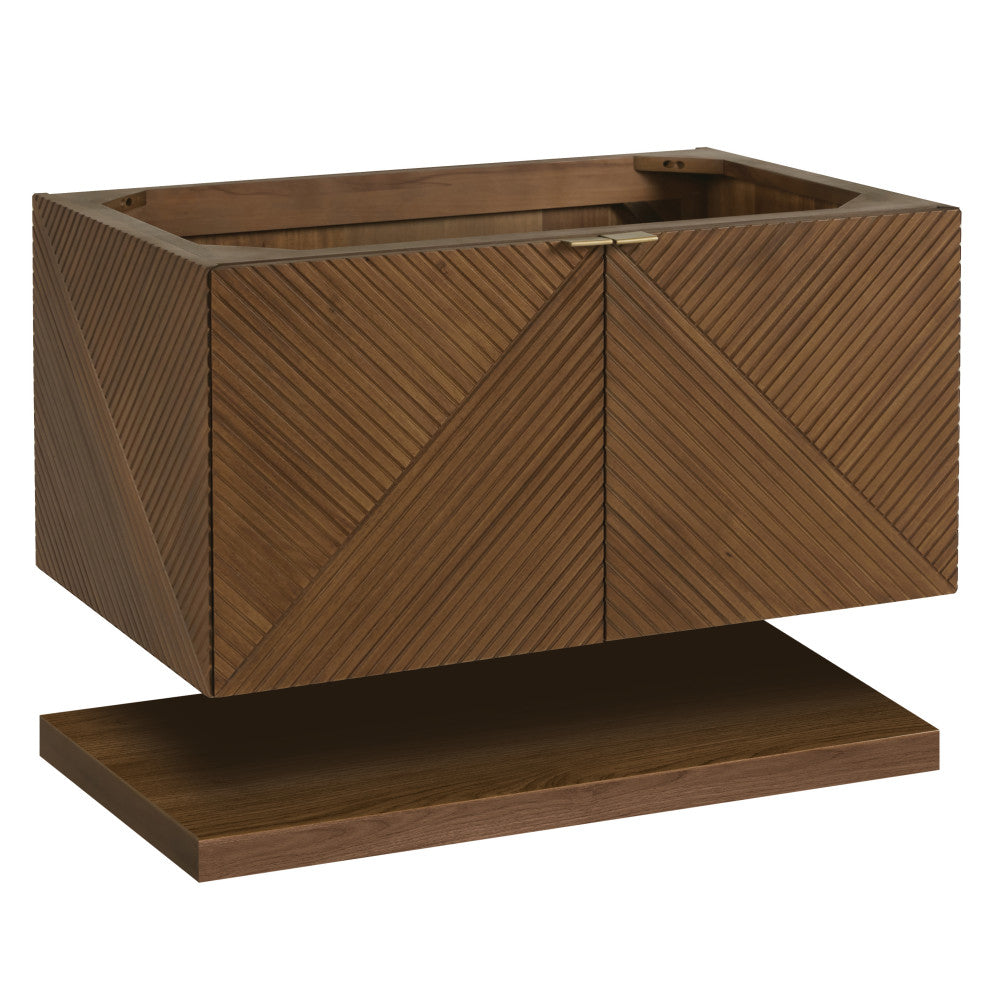 James Martin Marcello Bath Vanity, Chestnut, 36", No Top