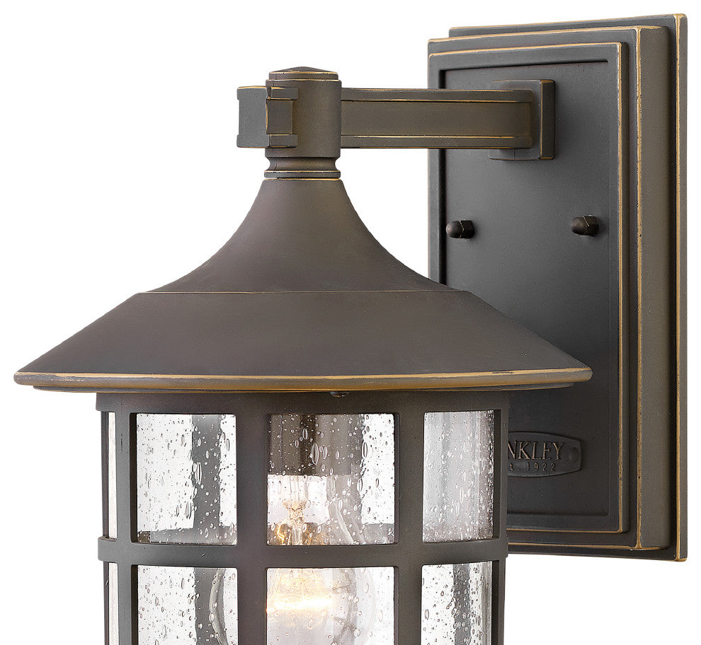 Hinkley Freeport Coastal Elements Small Wall Mount Lantern, Oil Rubbed Bronze