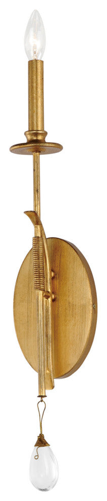 Maxim 12741 Eden 26" Tall Wall Sconce - Charcoal Gold Leaf