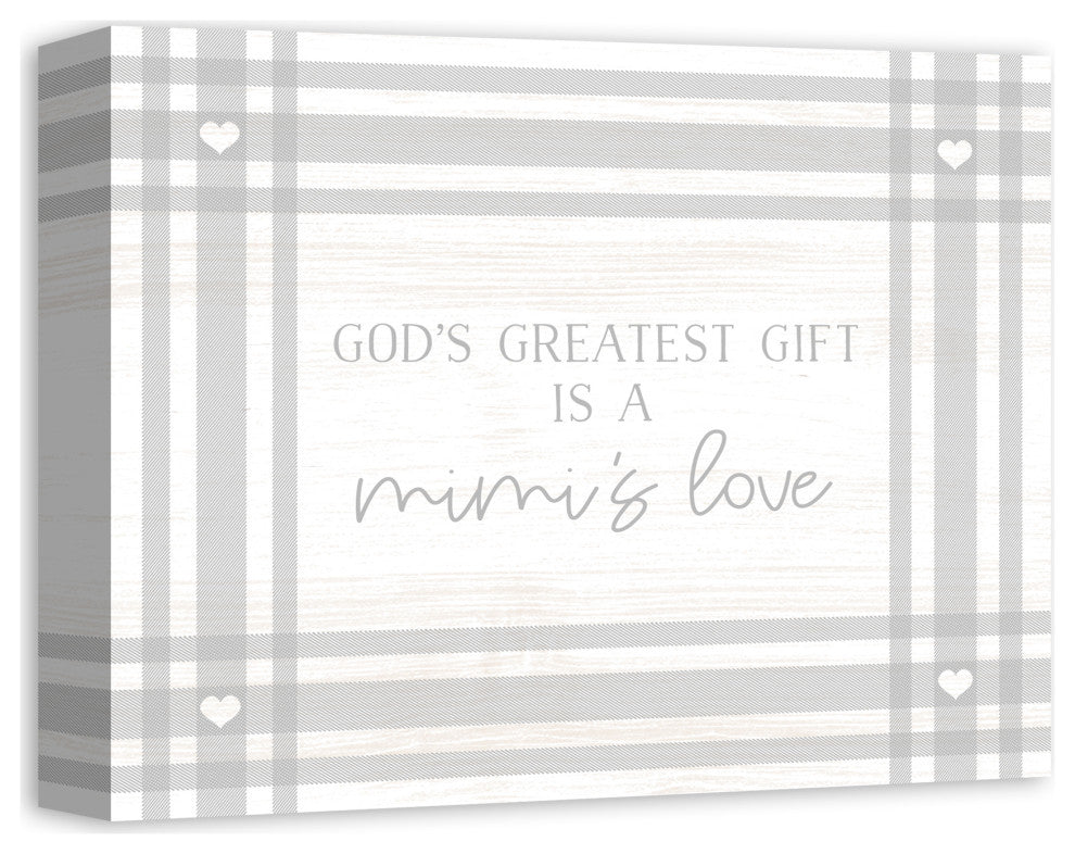 A Mimi's Love 14x11 Canvas Wall Art