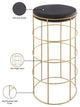 Rebar Velvet Upholstered Bar Stool, Gray, Bar Height