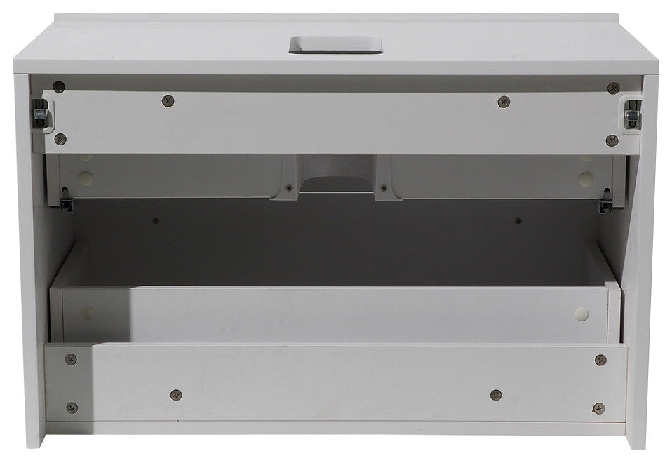 Medio 32" Bathroom Cabinet, Base: White, Base Only, Without Sink