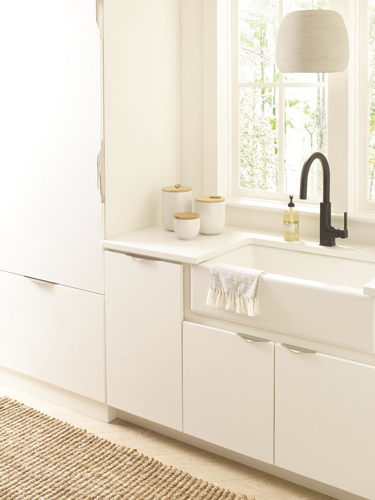 Aloft 8-9/16" CTC Cabinet Edge Pull, Polished Nickel