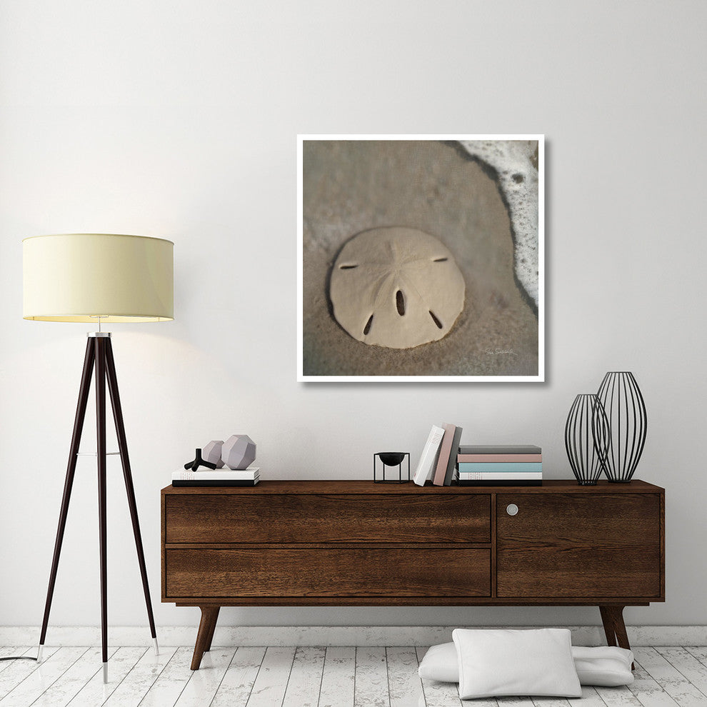 "Sand Surf Sand Dollar" Digital Paper Print by Sue Schlabach, 42"x42"