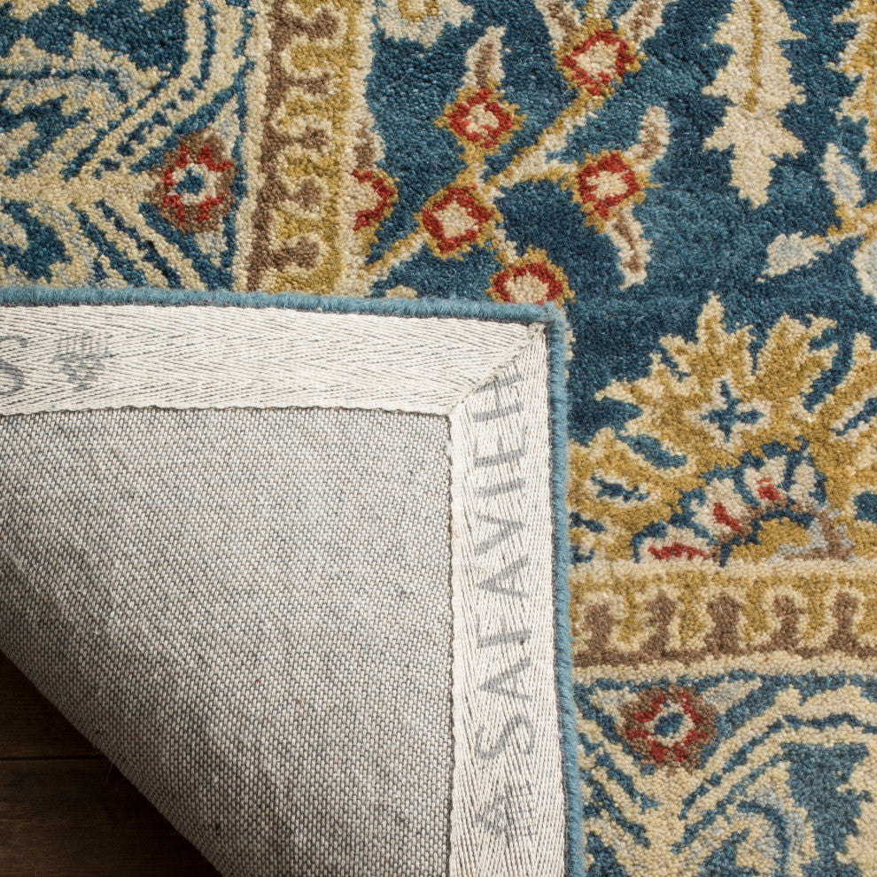Safavieh Antiquity Collection AT64 Rug, Dark Blue/Multi, 8'x10'