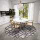 Indoor/Outdoor Sedona SN4 Pebble Machine Washable 6' x 6' Round Rug