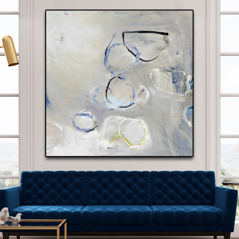 "Morph II" Oversized Framed Canvas, 45" x 45"