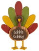24" Thanksgiving Wooden Turkey Standing Decor